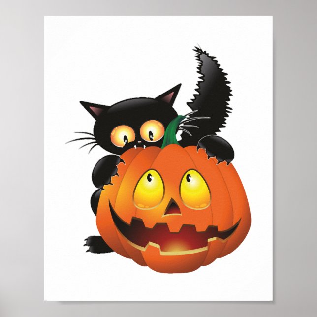 CAT HALLOWEEN POSTER (Framsidan)