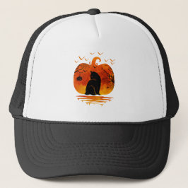 CAT HALLOWEEN PUMPKIN FALL SEASON KEPS