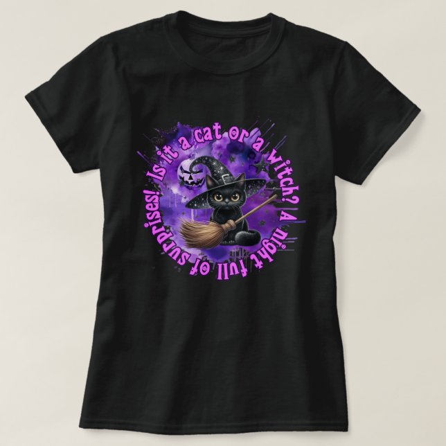 Cat Halloween Shirt T (Design framsida)