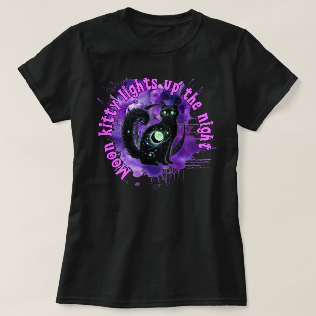 Cat Halloween Shirt T (Design framsida)