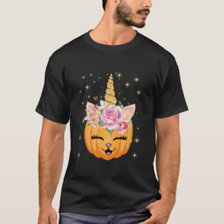Cat Halloween Unicorn Cat T Shirt