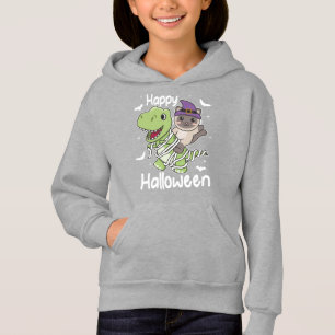 Cat Happy halloween T-rex Mummy Costume T Shirt