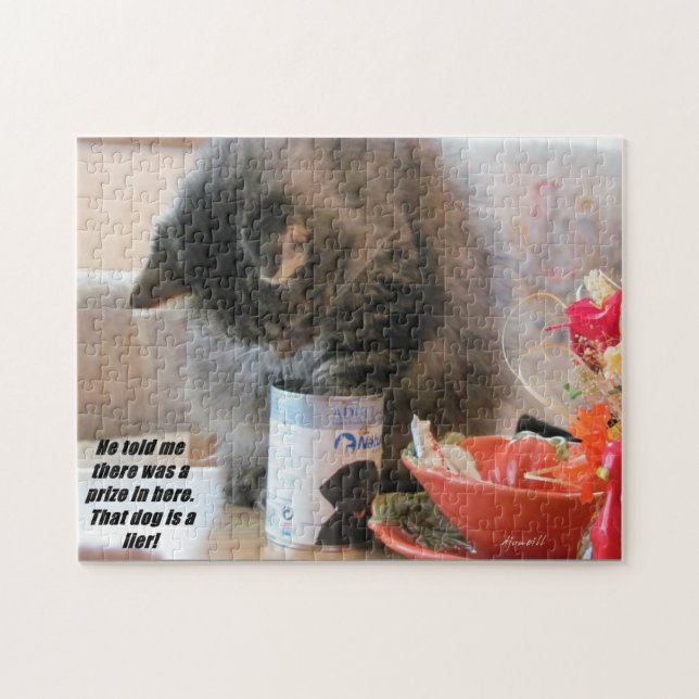 Cat har punked pussel (Horisontell)