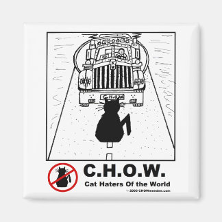 Cat Haters Lastbil Tecknad Magnet