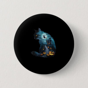 Cat Haunted Horror House Halloween Manar Womens Ki Knapp