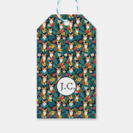 Cat Hawaiian shirt mönster tropical ginger från st Presentetikett