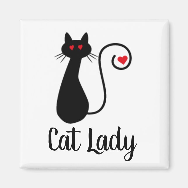 Cat Heart Magnet (Framsidan)