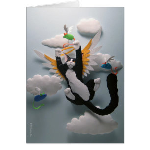 Cat Heaven Card Hälsningskort