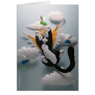 Cat Heaven Card Hälsningskort