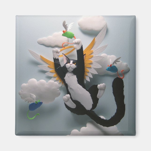 Cat Heaven Magnet (Framsidan)