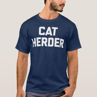 Cat Herder Cat Owner Cat Kattunge Kitten Cat retro T Shirt
