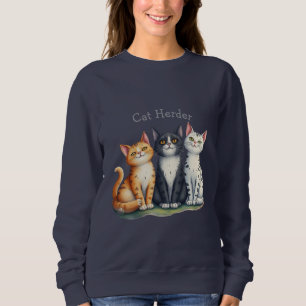Cat Herder för Cat Lover T Shirt