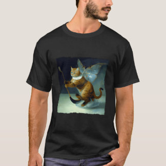 Cat Hockey Butterfly T Shirt