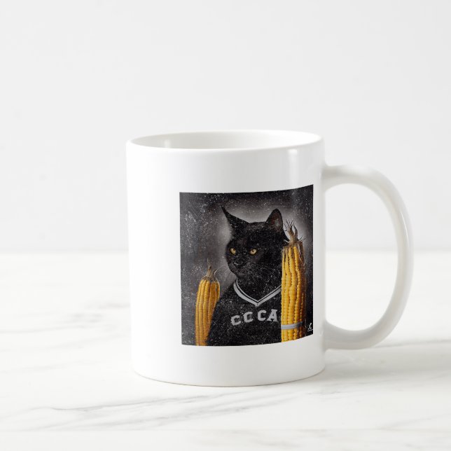 Cat Hockey Maj på Cob Kaffemugg (Höger)