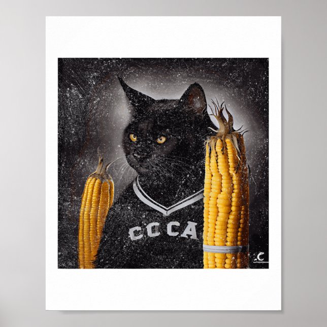 Cat Hockey Maj på Cob Poster (Framsidan)