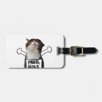 Cat Holding Free Hugs-tecken