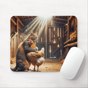 Cat Hugger a Farm Chicken Musmatta