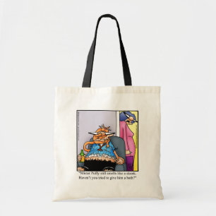 Cat Humor Tote Bag Tygkasse