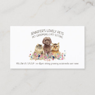 Cat Hund Pet All in One Visitkort