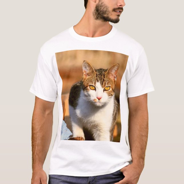 Cat Hunter T Shirt (Framsida)