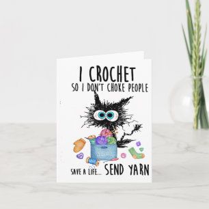 Cat I Crochet, så jag väljer inte People Spara A L Kort