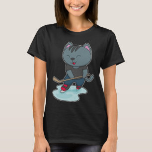 Cat Ice Hockey Ice hockey-klubba T Shirt