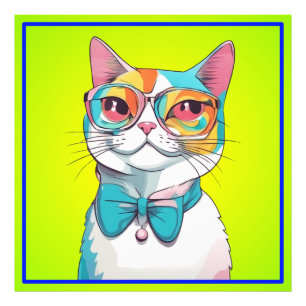 Cat Illustration Clipart Fototryck