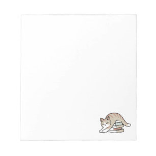 Cat Illustration från bok Älskare - Uppskurna och Anteckningsblock
