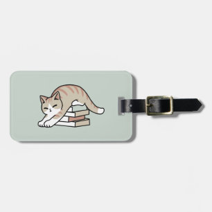 Cat Illustration från bok Älskare - Uppskurna och Bagagebricka