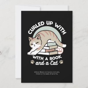 Cat Illustration från bok Älskare - Uppskurna och Julkort