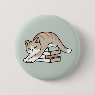 Cat Illustration från bok Älskare - Uppskurna och Knapp