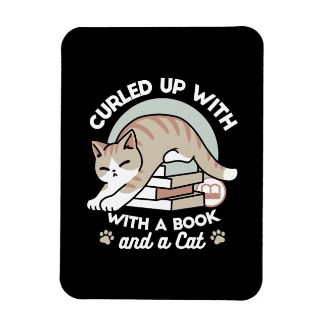 Cat Illustration från bok Älskare - Uppskurna och  Magnet (Vertikal)