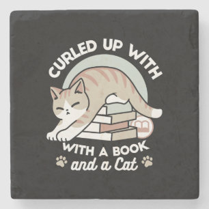 Cat Illustration från bok Älskare - Uppskurna och Stenunderlägg