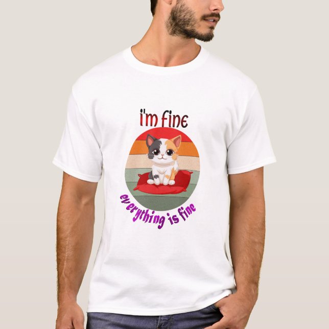 cat i'm bra t shirt (Framsida)