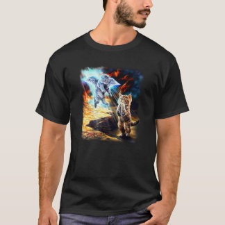 Cat Impersonate Jesus i Garden of Gethsemane Scen T Shirt