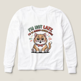 Cat in Energy Saving Mode T Shirt