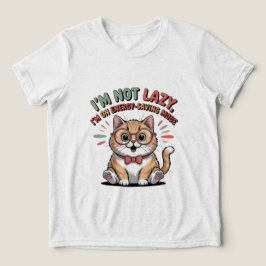 Cat in Energy Saving Mode T Shirt