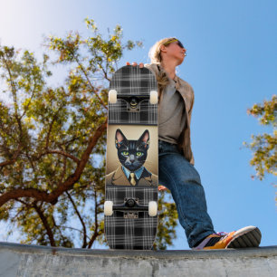 CAT IN KOSTYM lustik Skateboard Deck