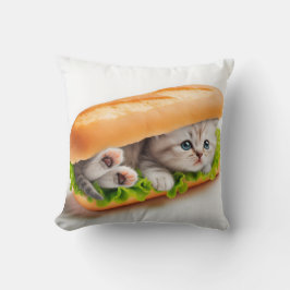 cat in sandwich kudde