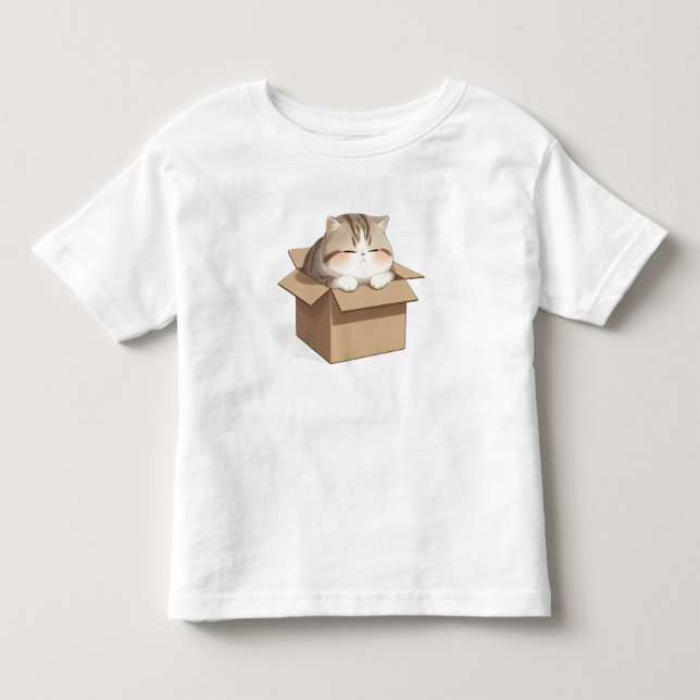 Cat in the Box Shirt T (Framsida)