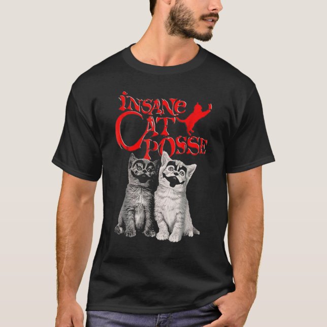 Cat Inš Cat Posse T Shirt (Framsida)