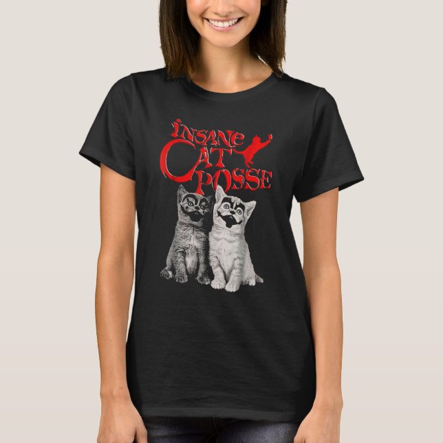 Cat Inš Cat Posse T Shirt (Framsida)