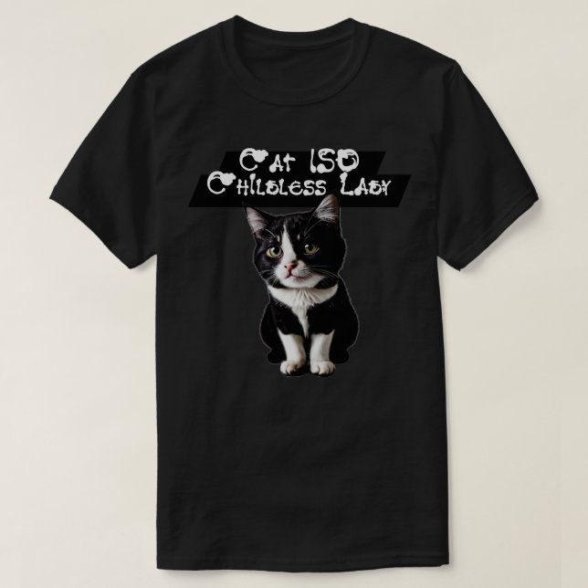 Cat ISO Chilless Dam Front T Shirt (Design framsida)