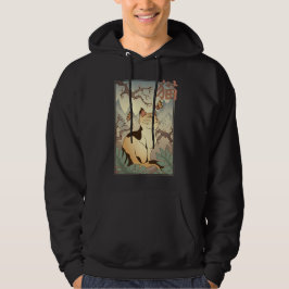 Cat Japansk Art Stil Hoodie