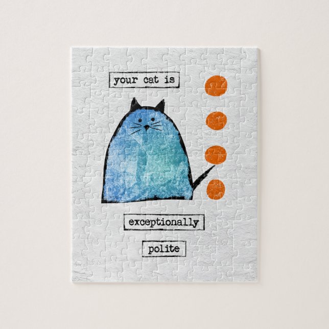 Cat Jigszawa Puzzle - Lönnkatt exceptionellt poler Pussel (Vertikal)