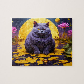 Cat jigszons puzzel pussel