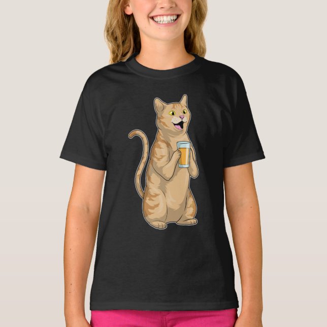 Cat Juice T Shirt (Framsida)