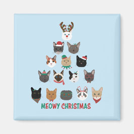 Cat Julgran Magnet