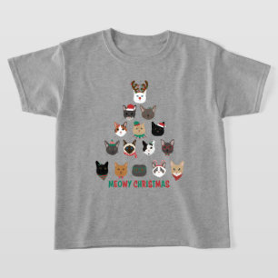 Cat Julgran T Shirt