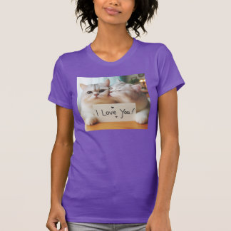 CAT KÄRLEK FÖR DIG! T SHIRT